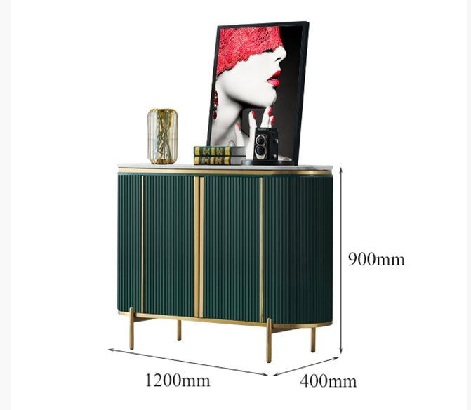 Elec Sideboard, Green & Gold