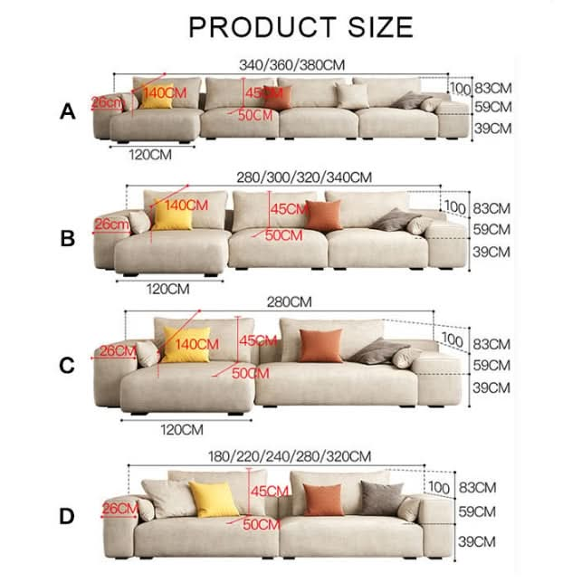 R87 Calvin Three Seater Sofa, Leathaire