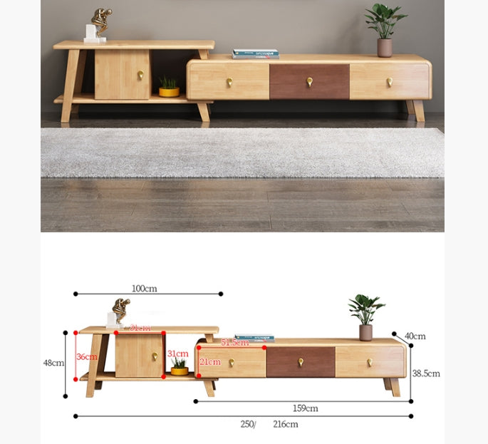 Brandy TV Stand, Oak