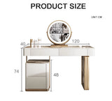 Barce Dressing Table, Sintered Stone