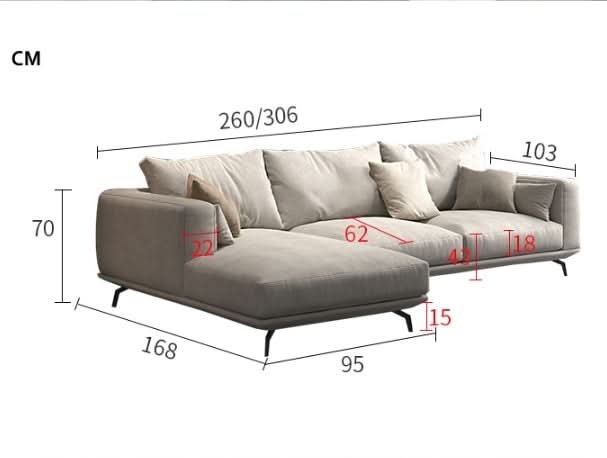 NR23 Four Seater Corner Sofa, Leathaire