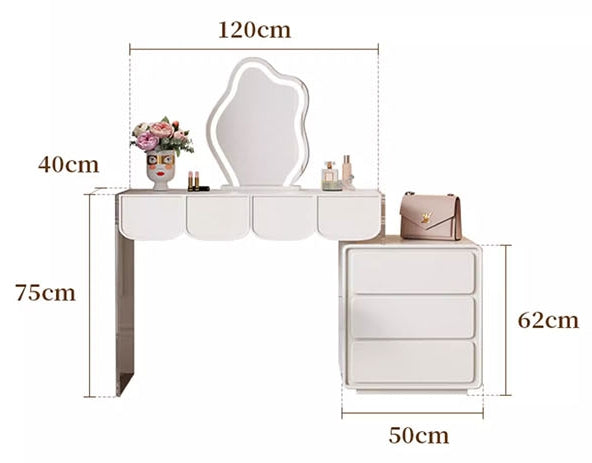 Duffy Dressing Table With LED Mirror