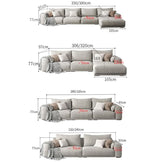 Frances Two / Three Seater Sofa, Cotton Linen