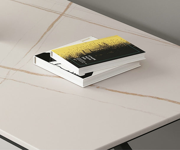 Simone Office Desk, Sintered Stone