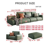 Cyril L511 Three Seater Sofa, Green