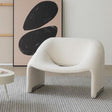 Wawa Accent Chair, Armchair, White Lamb Wool | Weilai Concept