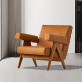 Classic Pierre J Eket Armchair, Real Leather | Weilai Concept