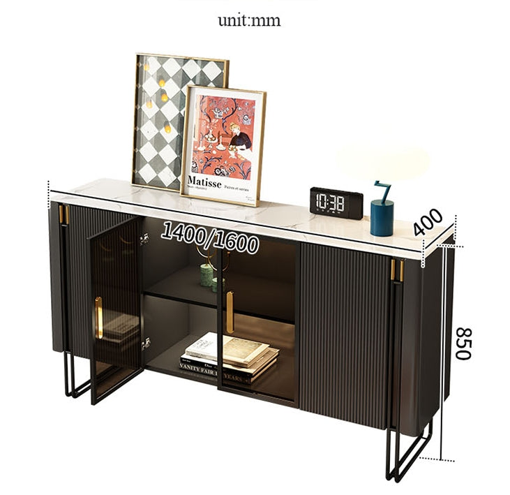 Bblythe Glass Sideboard