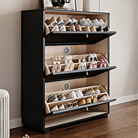 Lyndan Hallway Shoe Storage, Black