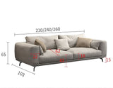 NR23 Four Seater Corner Sofa, Leathaire