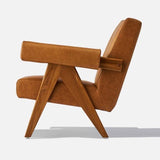 Classic Pierre J Eket Armchair, Real Leather | Weilai Concept