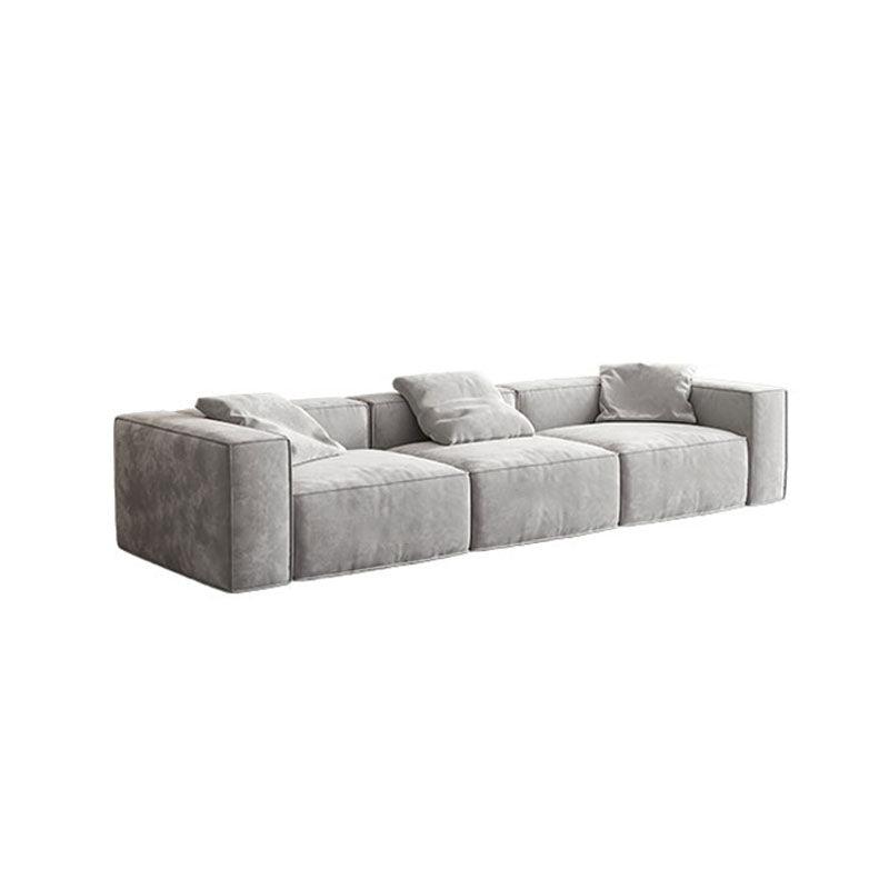 Yetta Three Seater Corner Sofa, Grey Velvet | Weilai Concept