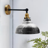 Metal Curvy Brushed Industrial Wall Mounted Wall Lamp Light~3459-5