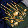 11 Piece Cutlery Set, Gold | Weilai Concept