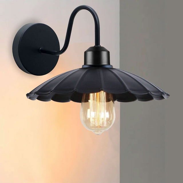 Industrial Wall Lights Metal lamp shade Indoor Light~1214-0