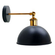 Black Modern Retro Style Glossy Wall Sconce Wall Light Lamp Fixture~3452-0