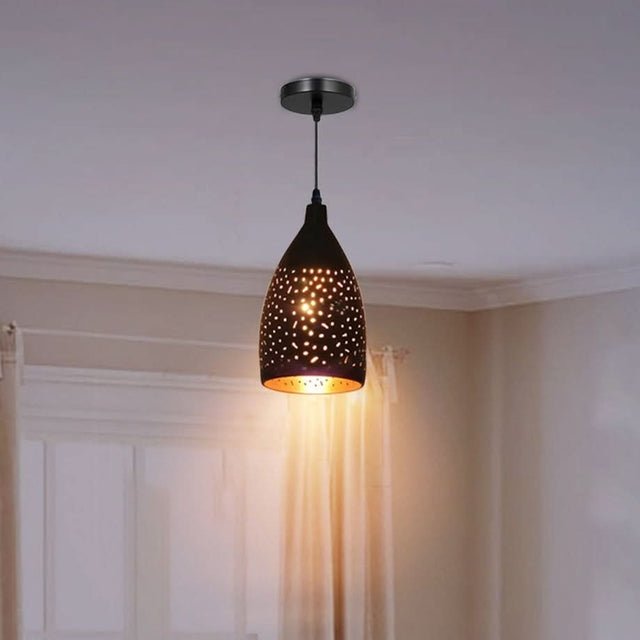 Industrial Vintage Retro Black Metal Ceiling hanging Pendant Light,  E27 Edison Style Lamp~3872-0