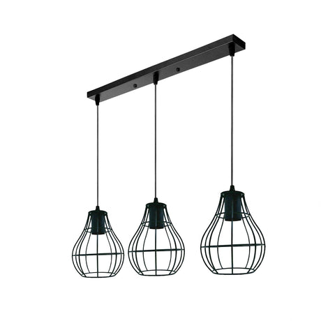 Industrial Vintage Retro Black Metal Ceiling hanging Pendant Light,  E27 Edison Style Lamp~3877-1