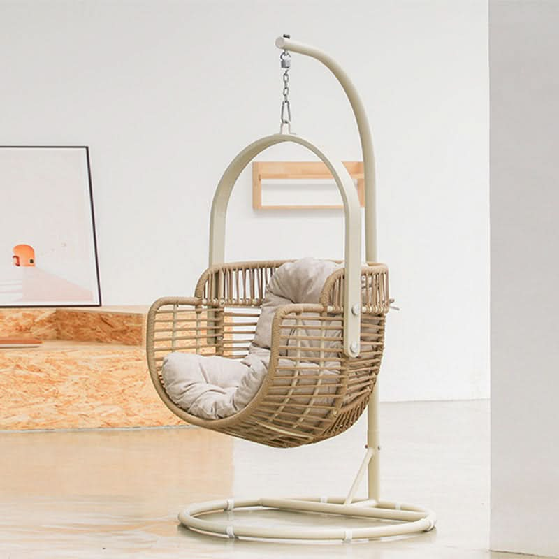 Galilea Rattan Garden Hanging Egg Chair with Stand, Indoor / Outdoor Furniture | Weilai Concept