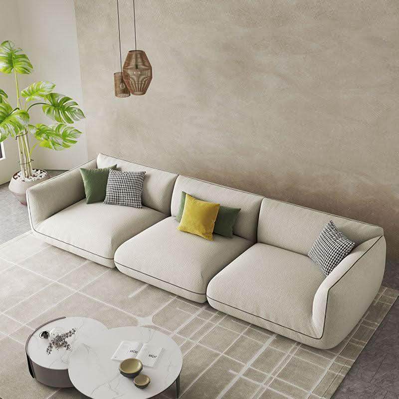 TOFU Agnes Three Seater Corner Sofa, Suede | Weilai Concept