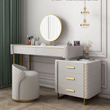 Allurea Dressing Table With LED Mirror, Grey | Weilai Concept