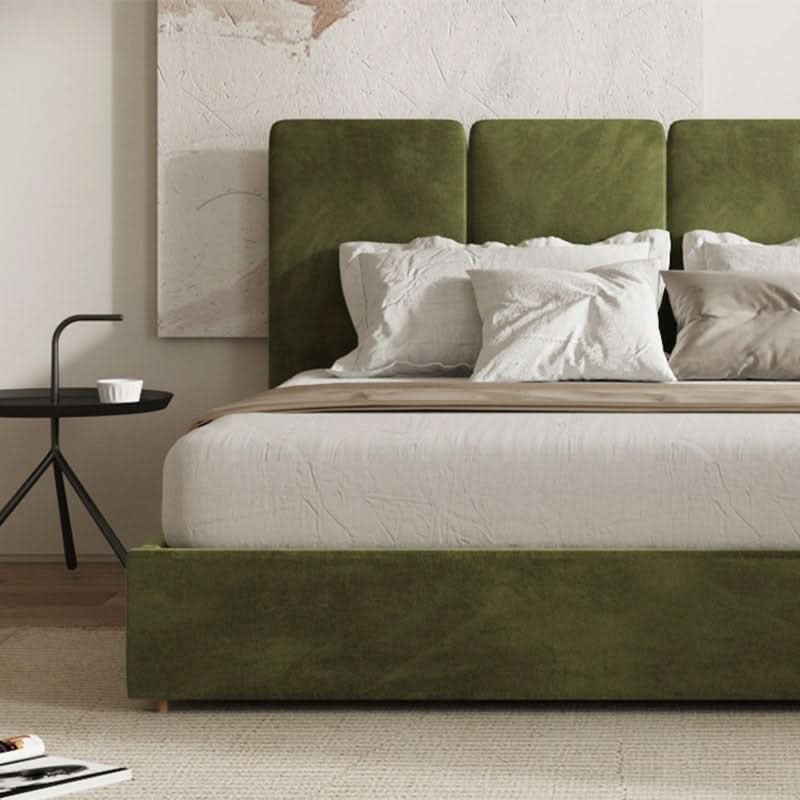 Laura Double Bed, Velvet | Weilai Concept