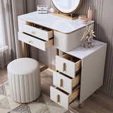 Delaney Dressing Table, White