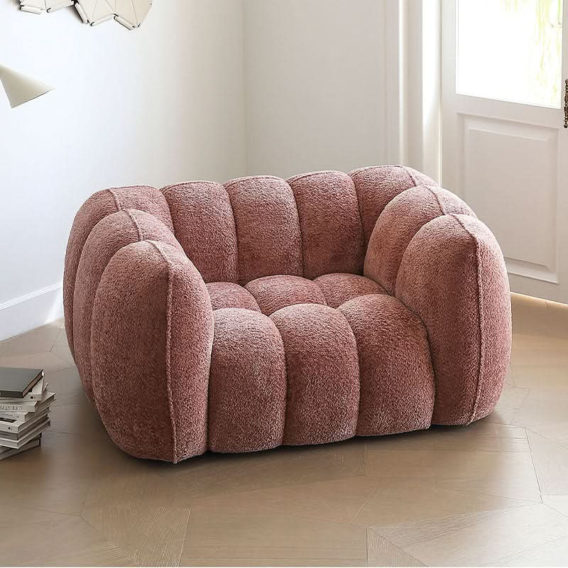 Welton Pumpkin Armchair, Boucle