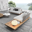 Phyllis Rattan Outdoor Sofa Set, Two Seater Sofa, Outdoor Furniture, Grey | Weilai Concept