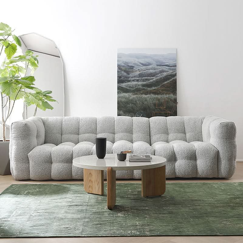 Zobah Three Seater Sofa, Boucle