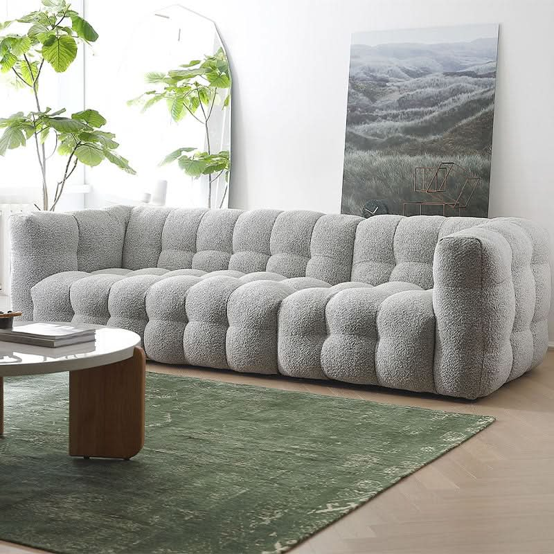 Zobah Three Seater Sofa, Boucle