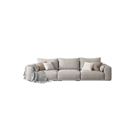 Frances Three Seater Corner Sofa, Cotton Linen | Weilai Concept