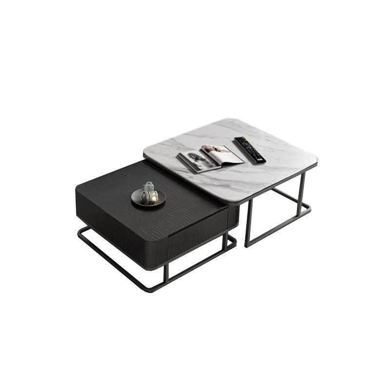 Nathan Nesting Coffee Table Set, Sintered Stone | Weilai Concept