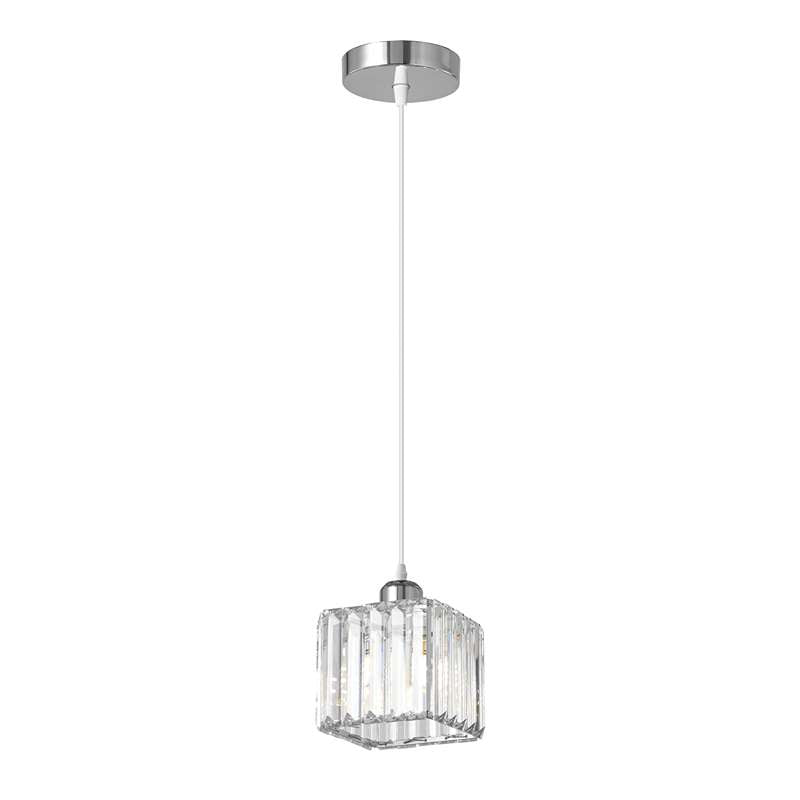 Crystal Shade Square Mini Pendant Kitchen Island Light~4682-2