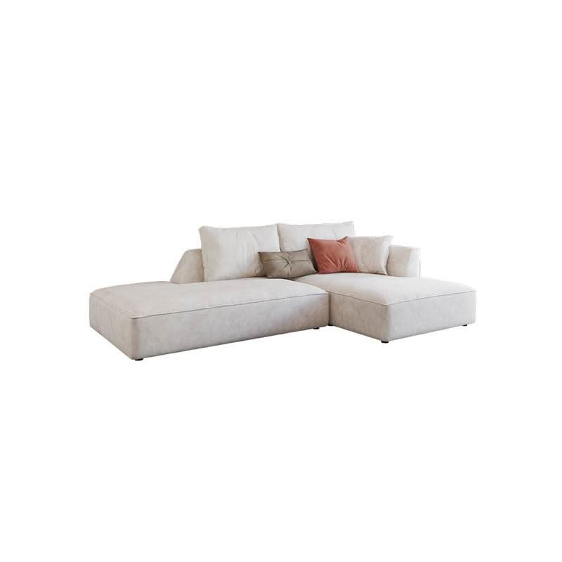 R77 Dexter Two Seater Corner Sofa, Leathaire | Weilai Concept