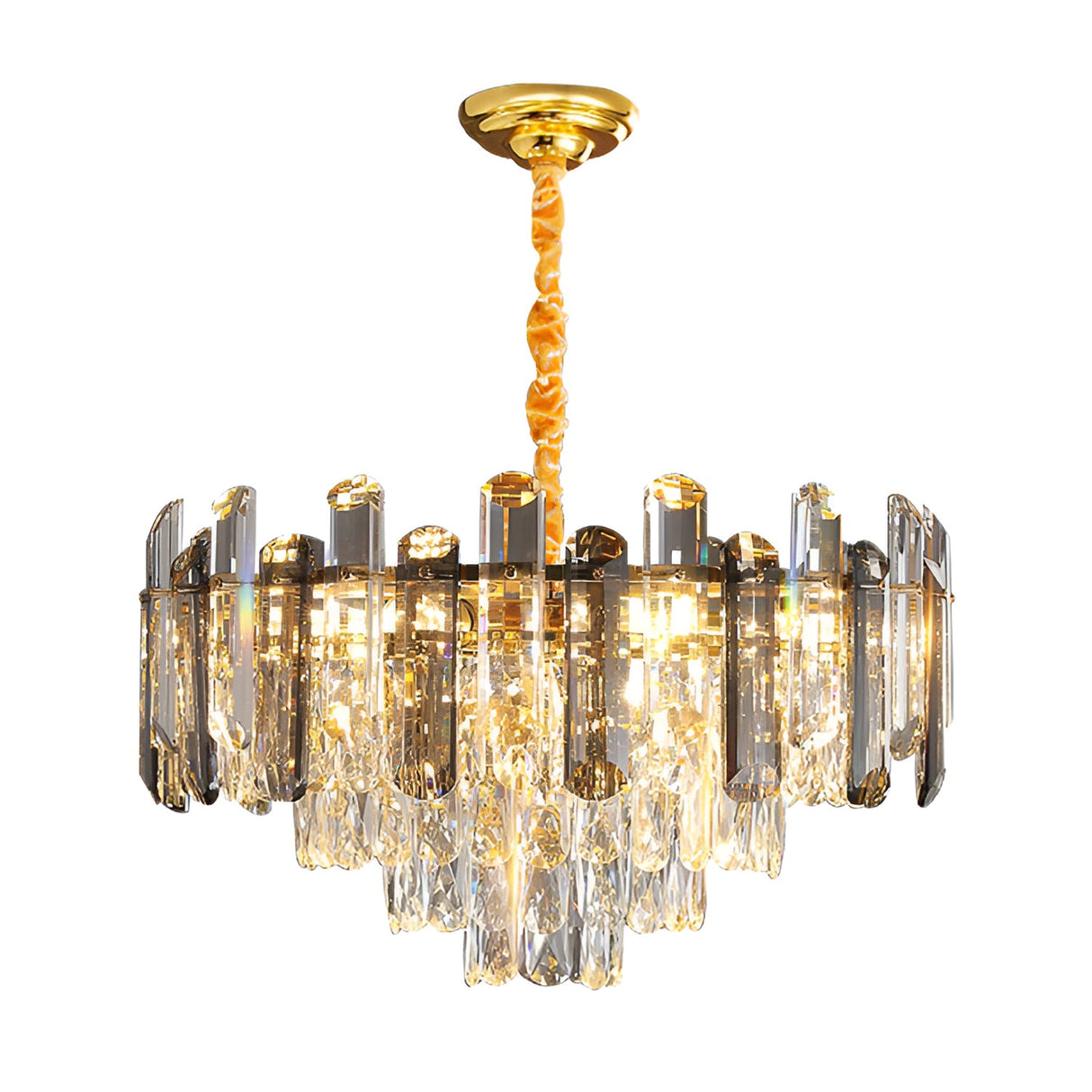 Modern Crystal Round Ceiling Light Chandeliers with Crystal Hanging Lamp~4802-6