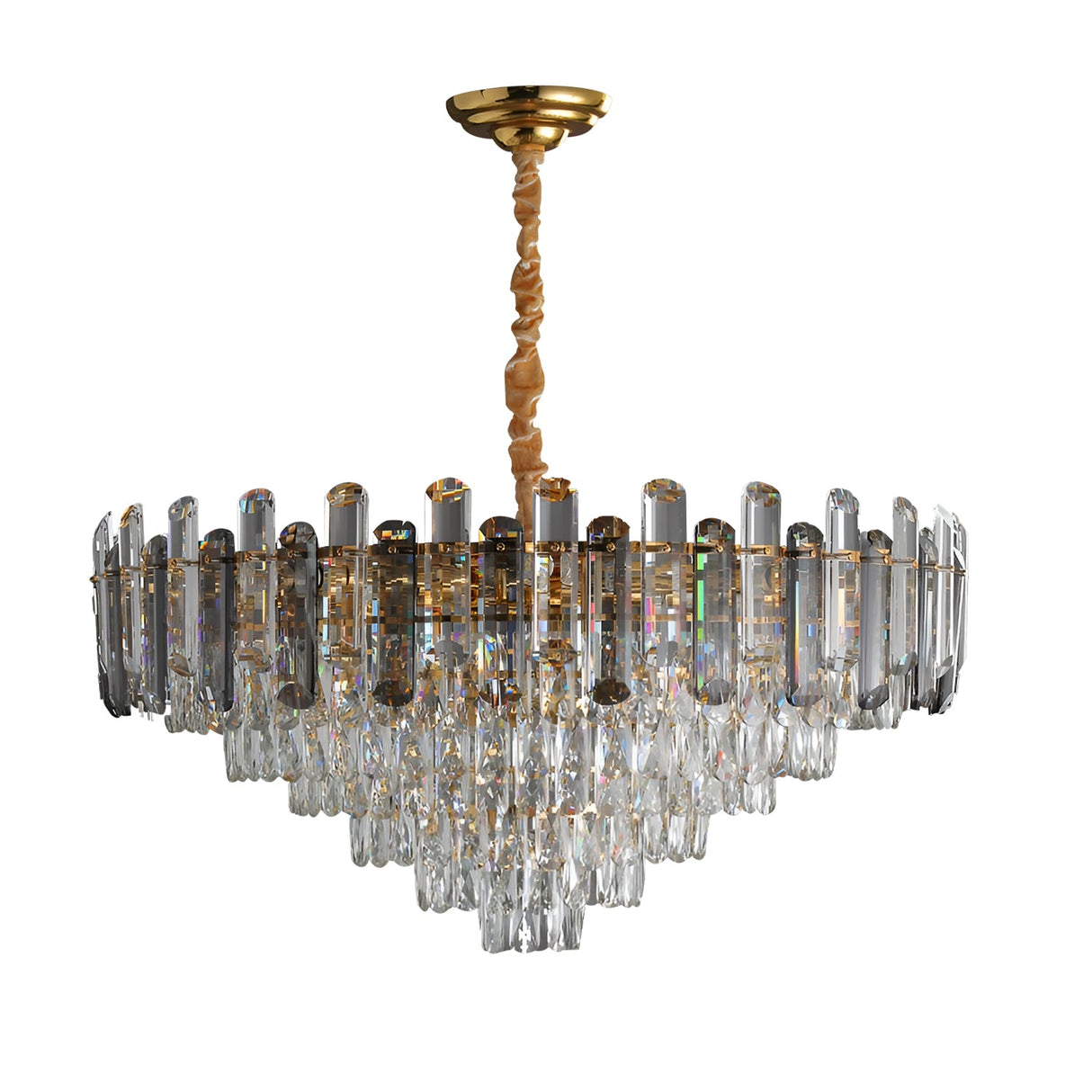 Modern Crystal Round Ceiling Light Chandeliers with Crystal Hanging Lamp~4802-8