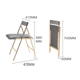 COSCO Modern Folding Dining Table, Green & Grey, Clearance | Weilai Concept