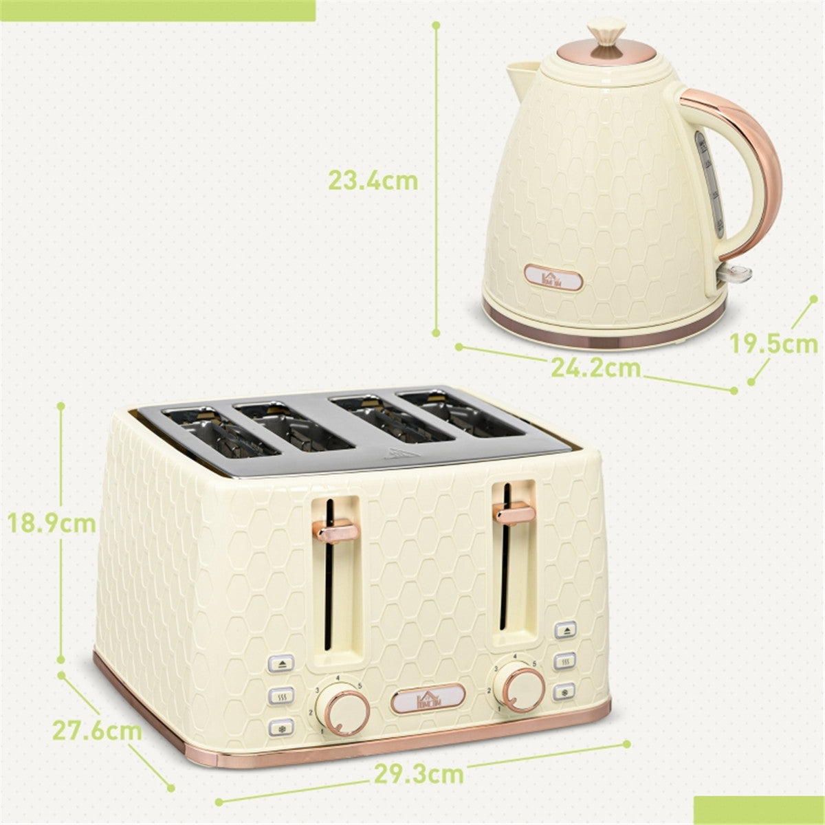 Kettle and Toaster Set