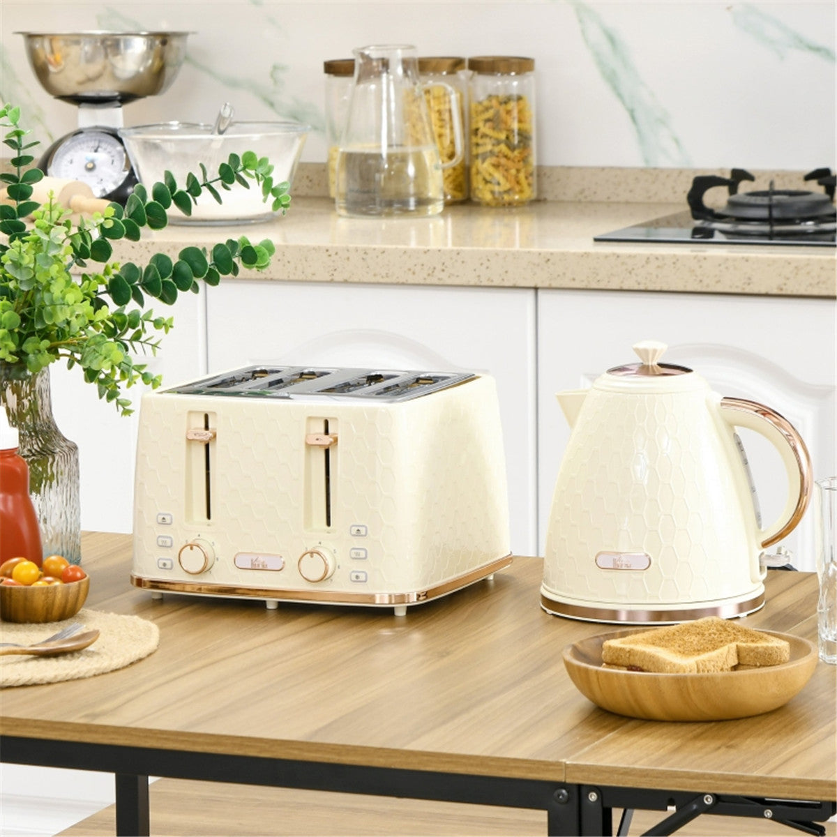 Kettle and Toaster Set