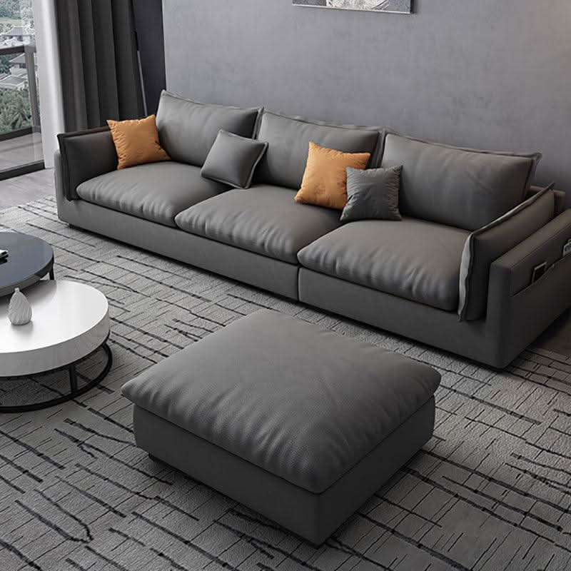 G918 Amos Three Seater Sofa, Leathaire | Weilai Concept