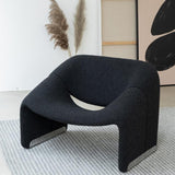 Wawa Accent Chair, Armchair, White Lamb Wool | Weilai Concept