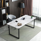 Casson Office Desk, Sintered Stone | Weilai Concept