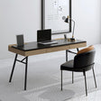 Justine Office Desk, Solid Wood | Weilai Concept