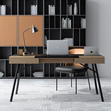 Justine Office Desk, Solid Wood | Weilai Concept