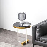 Caldera Round Side Table, Acrylic | Weilai Concept