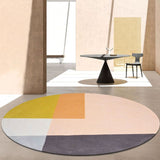 Halo Round Wool Rug, Various Shapes Available | Weilai Concept