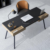 Justine Office Desk, Solid Wood | Weilai Concept