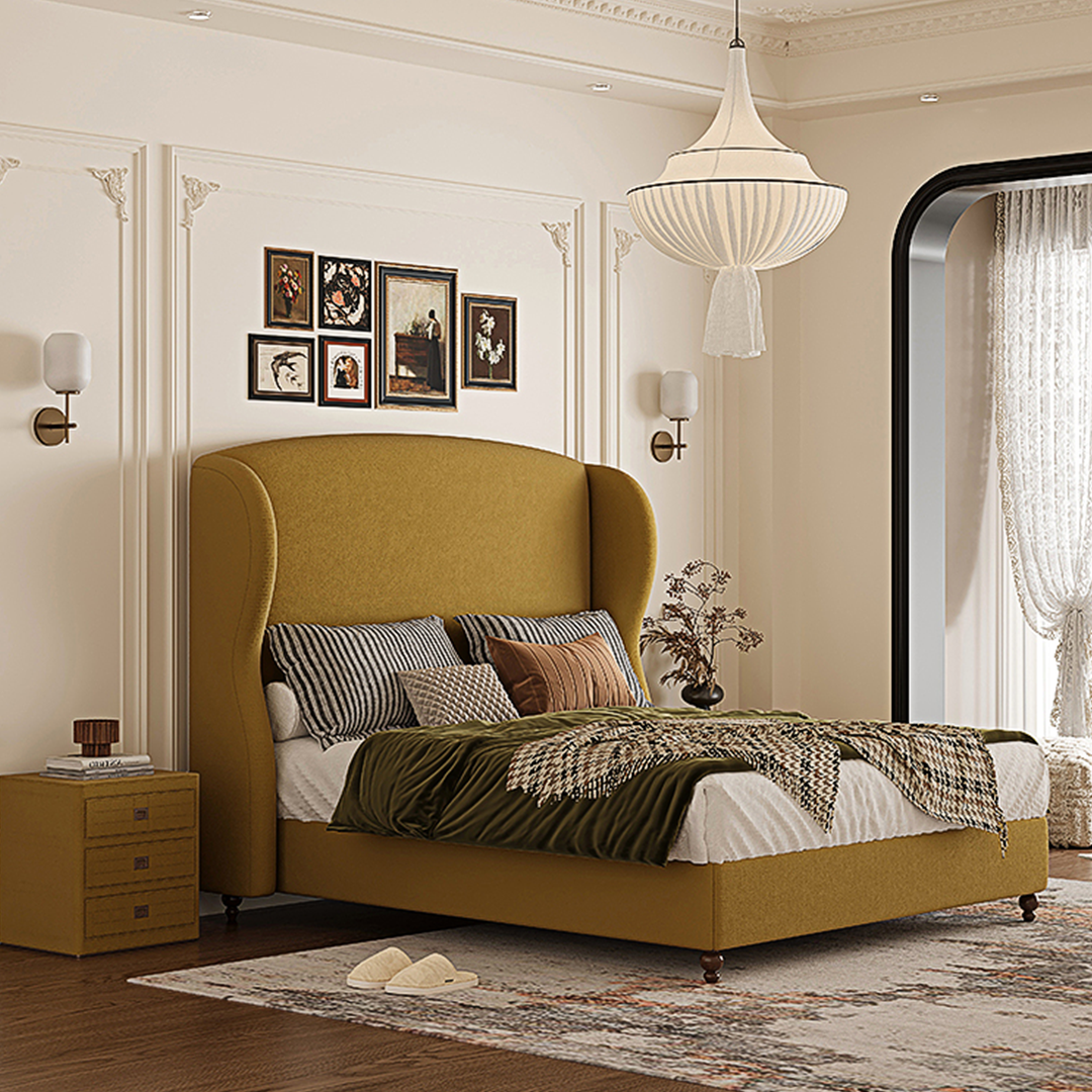 Amara High Headboard Double Bed