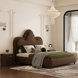 Thalia High Headboard King Size Bed, Double Bed